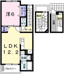 サンリッチＢの物件間取画像